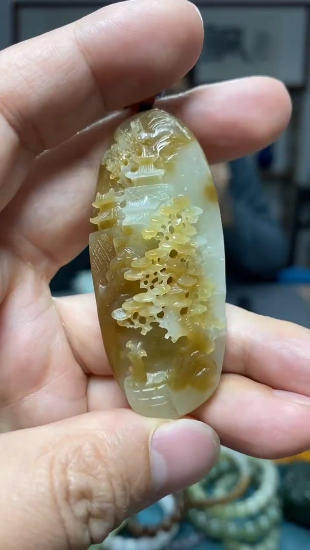 颈饰未镶嵌和田玉9