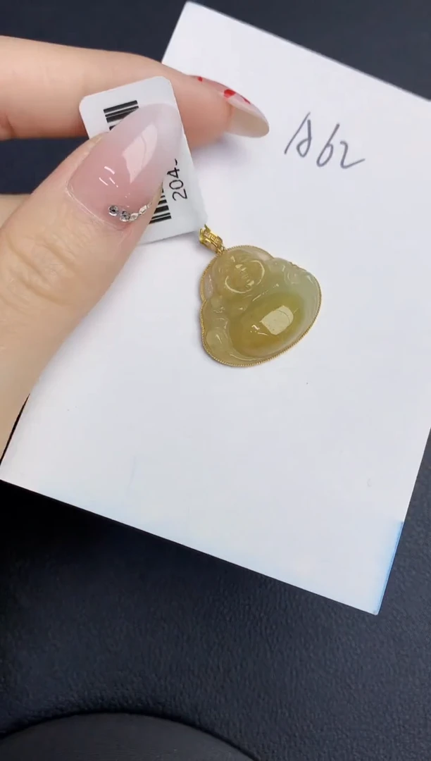 【闪购商品】翡翠颈饰18K金镶嵌00000000000