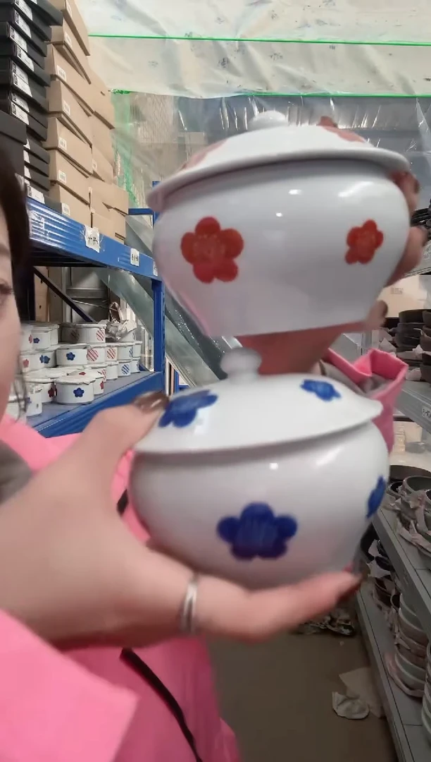 陶有田烧炖盅两个