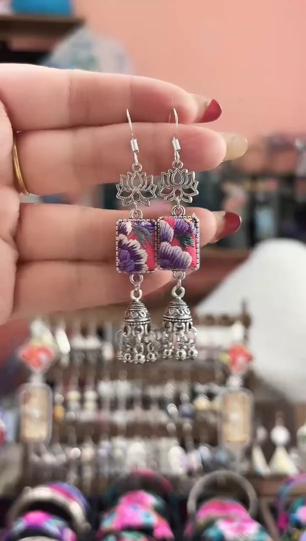 织绣艺枝独绣手工饰品8