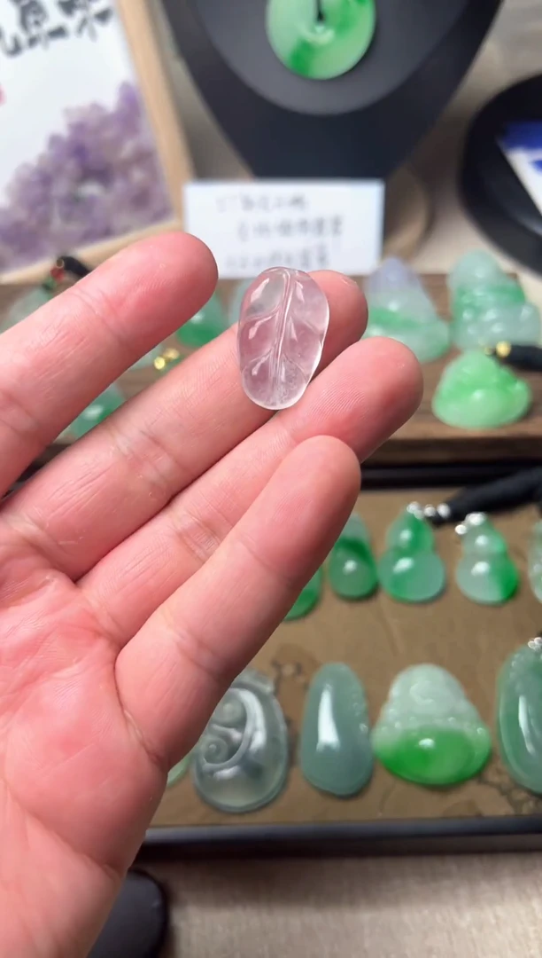 颈饰未镶嵌翡翠所见即所得，一图一物