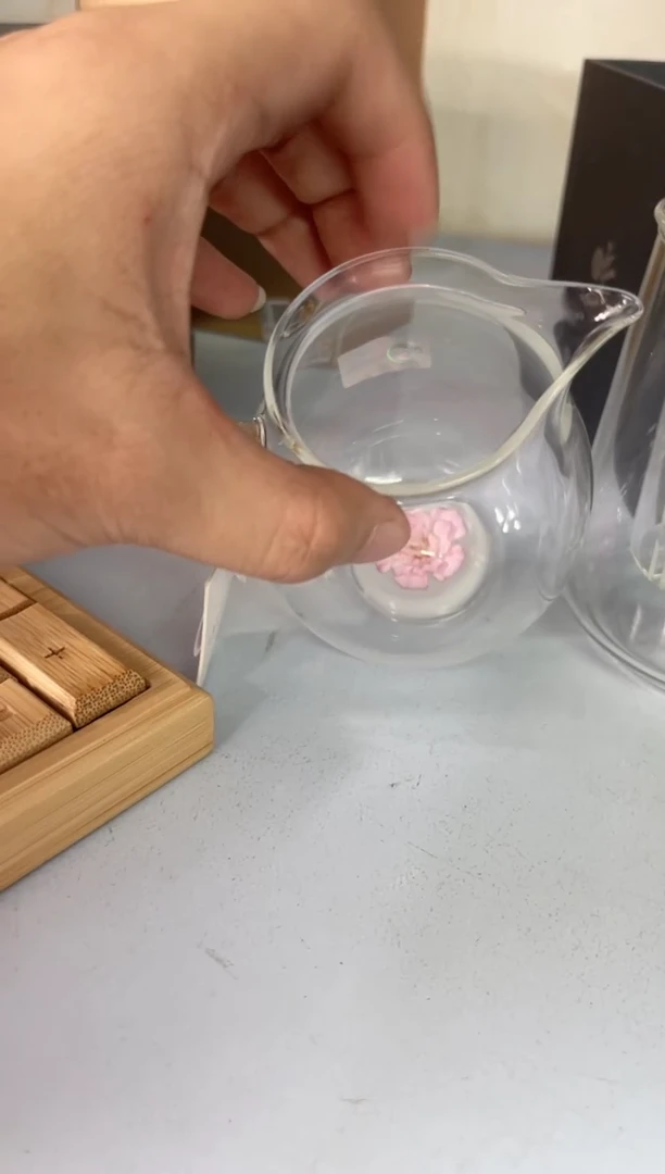 用****3禾器/棠韵清悦茶海/白珠粉玉