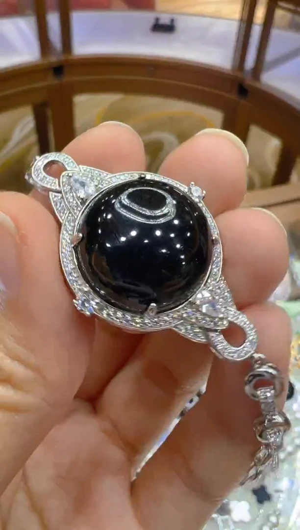 银S925镶嵌手链翡翠多样性团购发一件