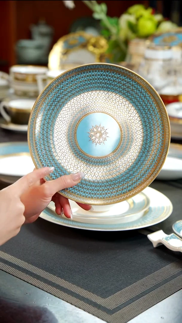 瓷片8英寸点心盘   1个