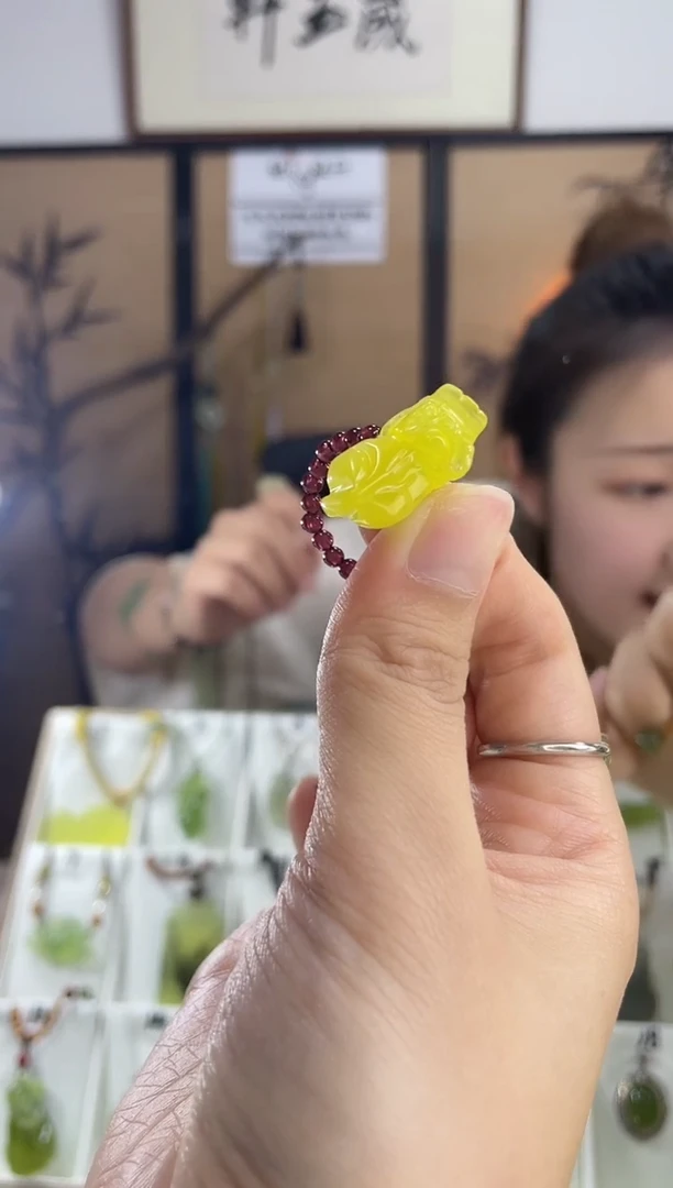 岫玉未镶嵌戒指多样性发货其中发一