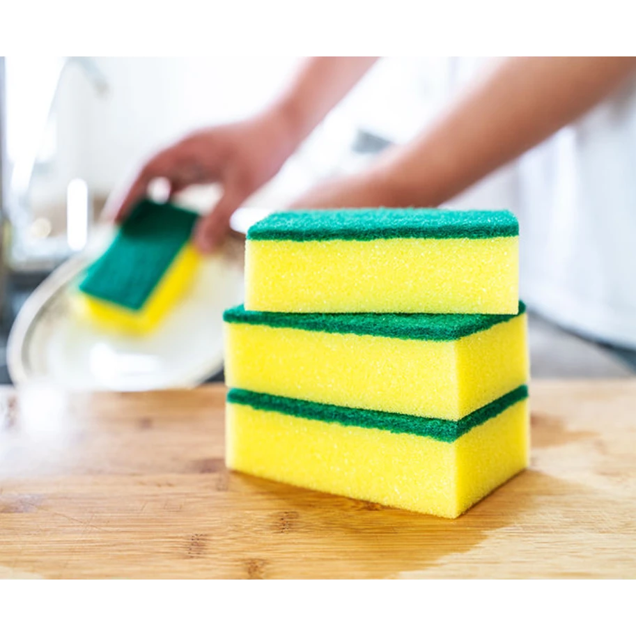 厨房洗碗海绵擦洗刷神器魔力纳米清洁擦洗碗百洁布双面清洁海绵刷