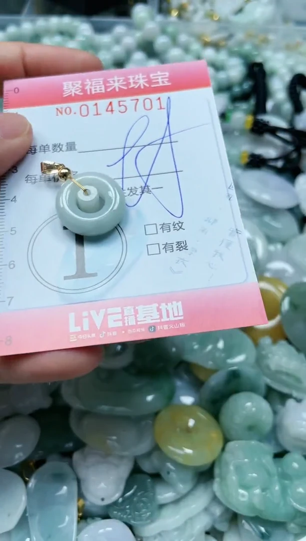 【闪购商品】翡翠未镶嵌颈饰闪购0145701