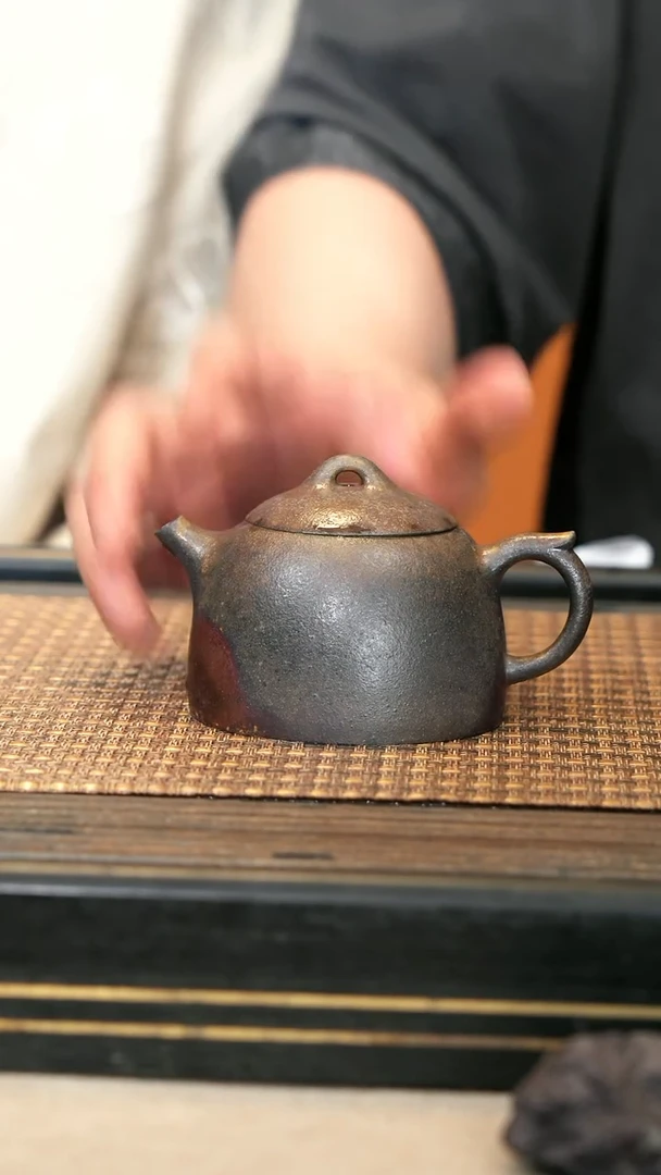 茶壶紫砂GFY32《秦权》松木柴烧