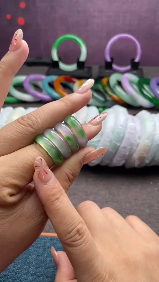 非金属仿水晶戒圈