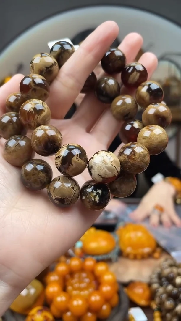 未镶嵌琥珀裸石首饰 假1赔4 （多样性发货1件