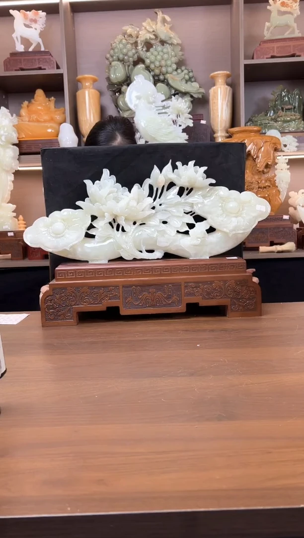 玉58*37富贵如意摆件