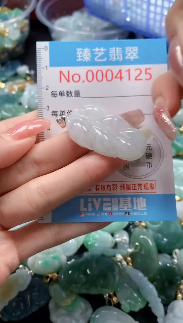 翡翠未镶嵌吊坠(不含链)4125
