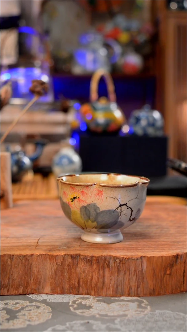 【闪购商品】摆件荷花手工手绘手工手绘