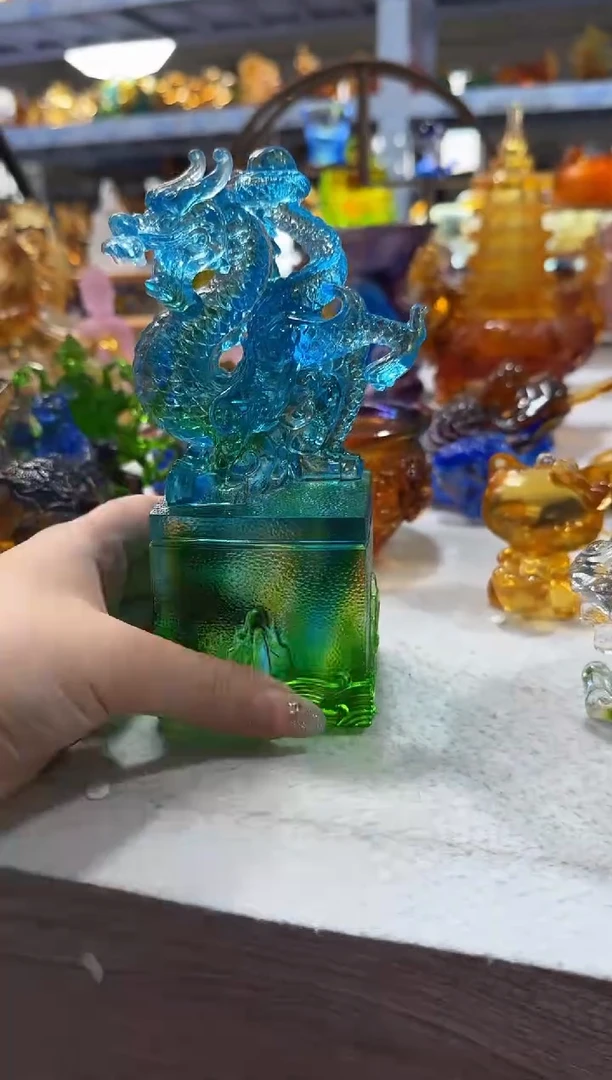 琉璃手工艺品青龙