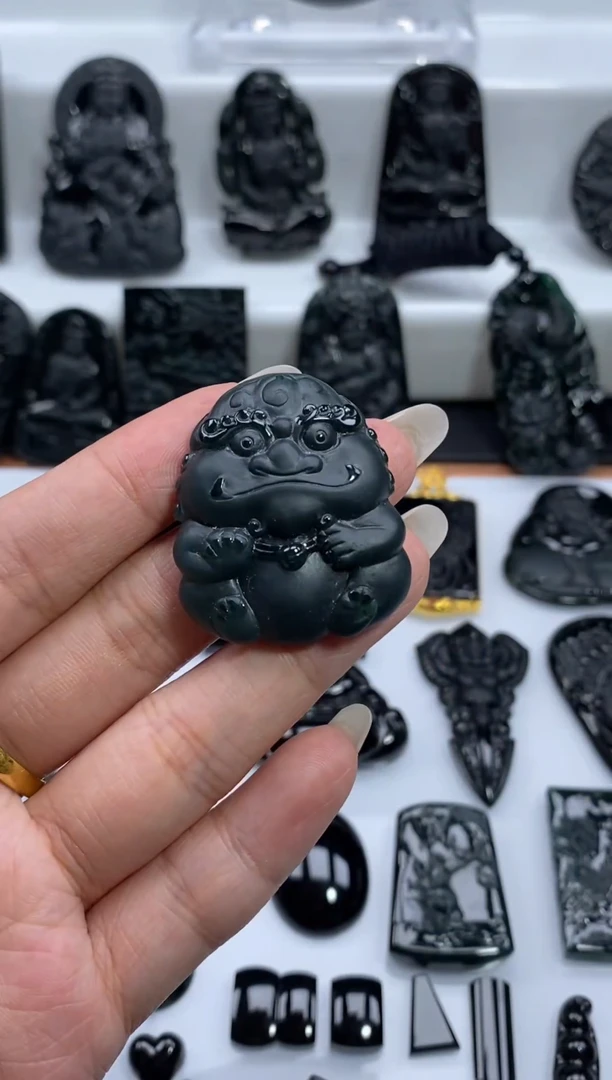 散珠翡翠天然A货缅甸翡翠 青蛙王子