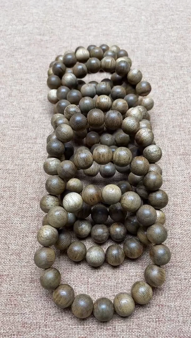 沉香手串菩萨棋红土沉1.3圆珠单圈多样性发其一