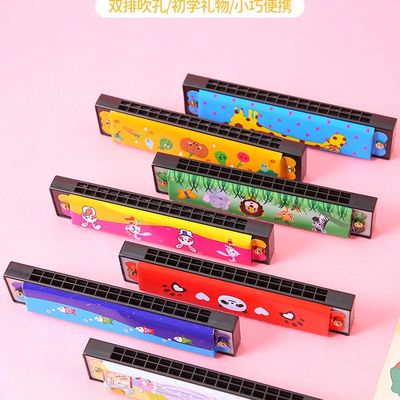 金属16孔口琴儿童宝宝启蒙乐器玩具幼儿园学生奖品地摊玩具小礼品