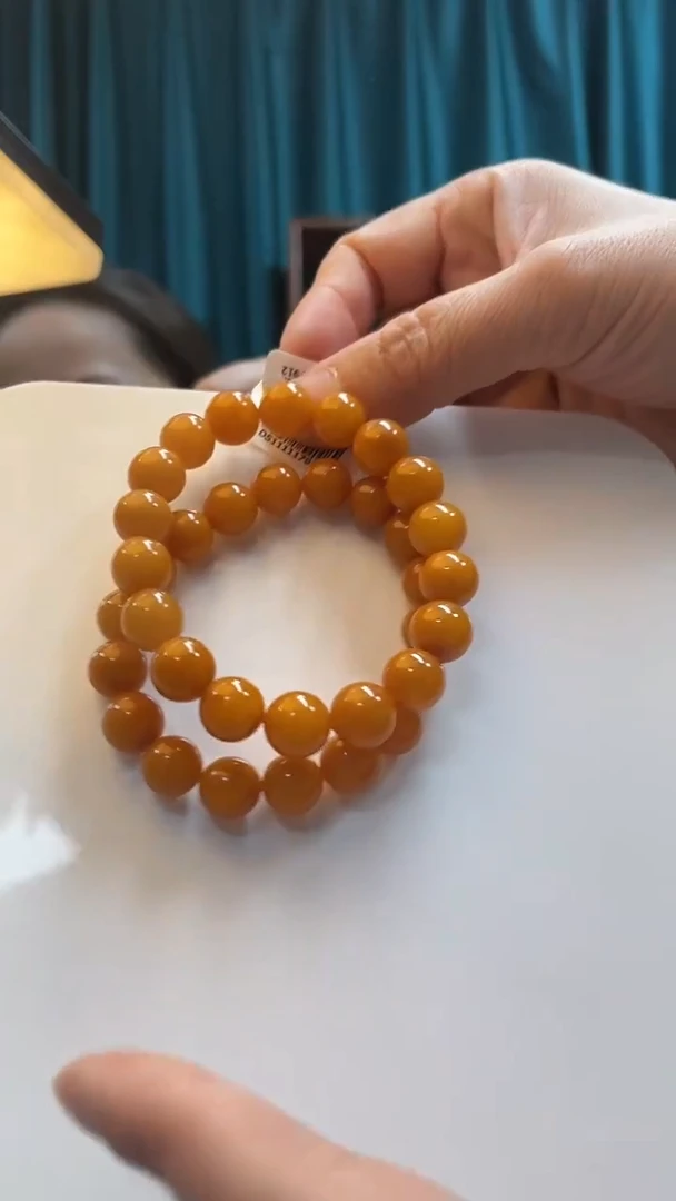 未镶嵌蜜蜡手串圆珠手串10-11mm（多样性只发其一）