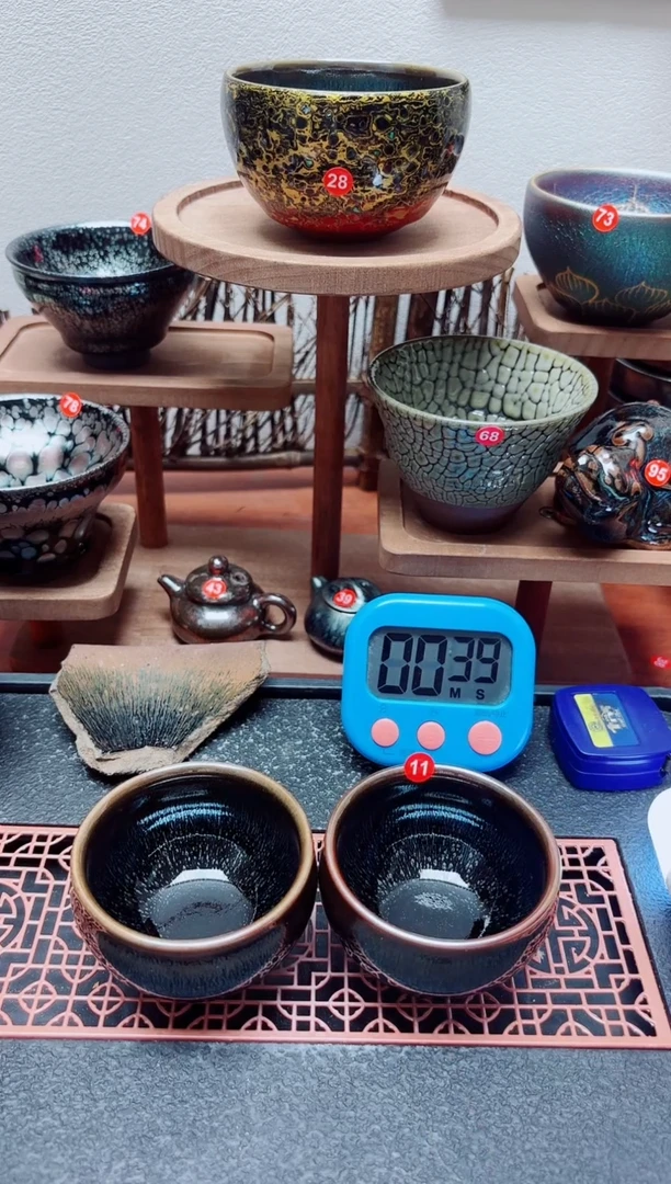 茶盏旧*梦11号建盏工匠茶器