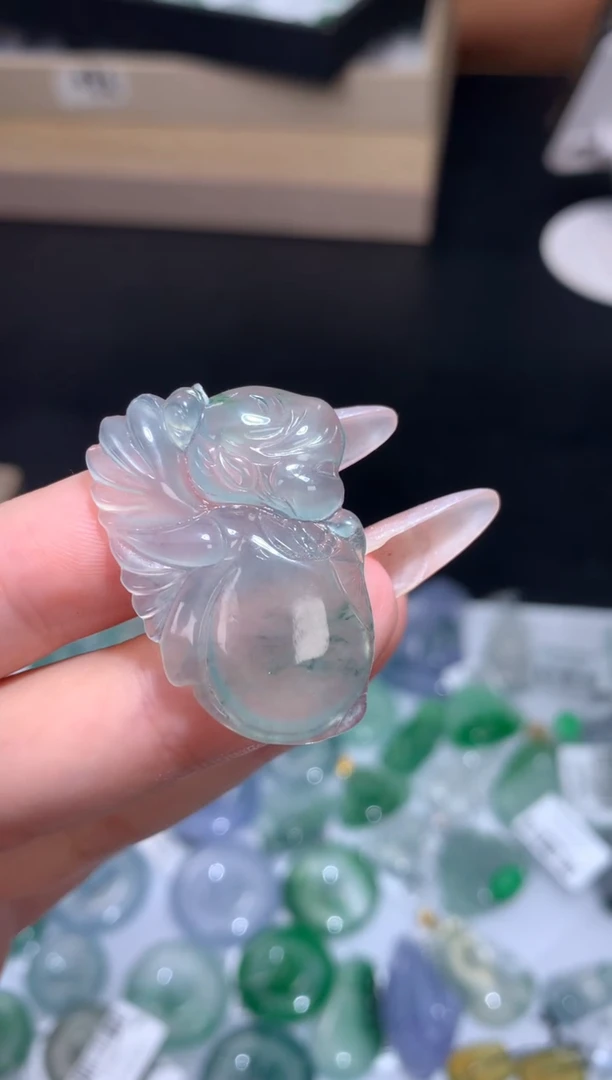 未镶嵌定制翡翠小天使