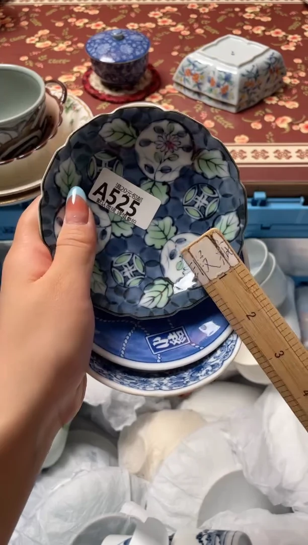 瓷片小*雀瓷器瓷器A525