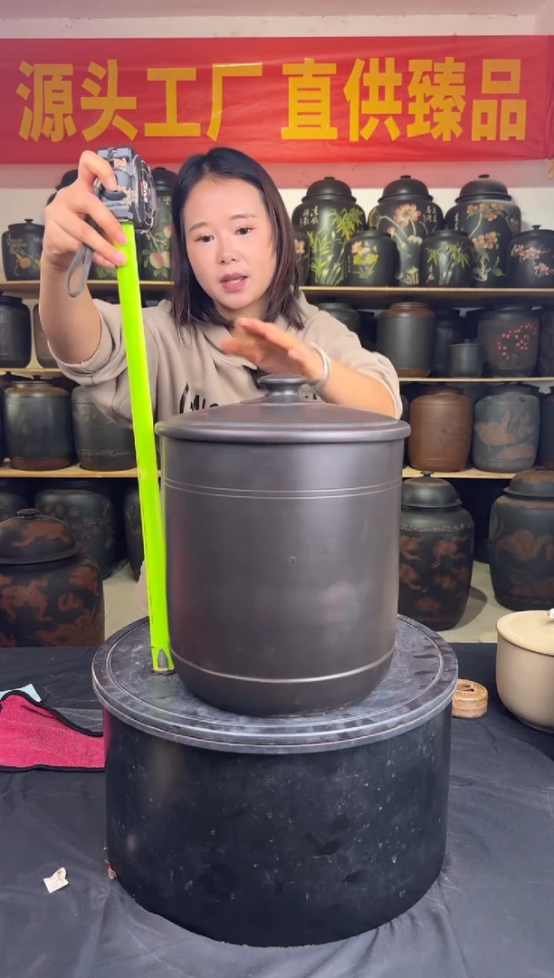 罐建水紫陶茶缸034