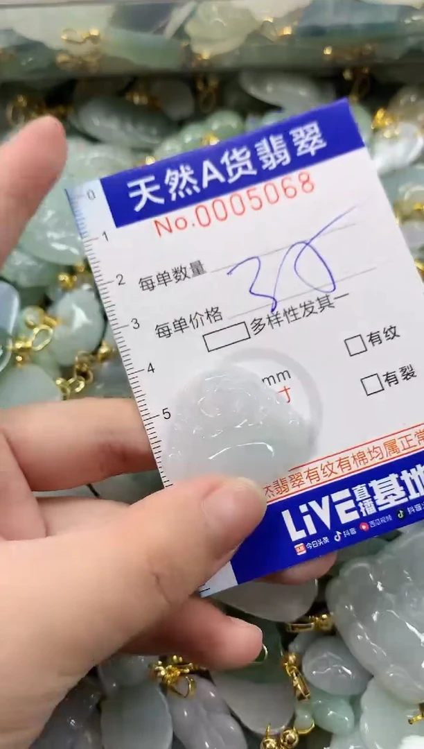 颈饰未镶嵌翡翠天然A货翡翠