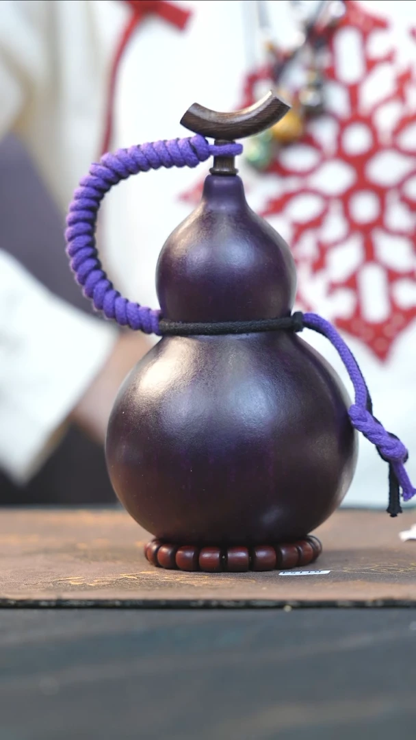 【闪购商品】RT198大漆酒葫芦不包手串及旋转底座