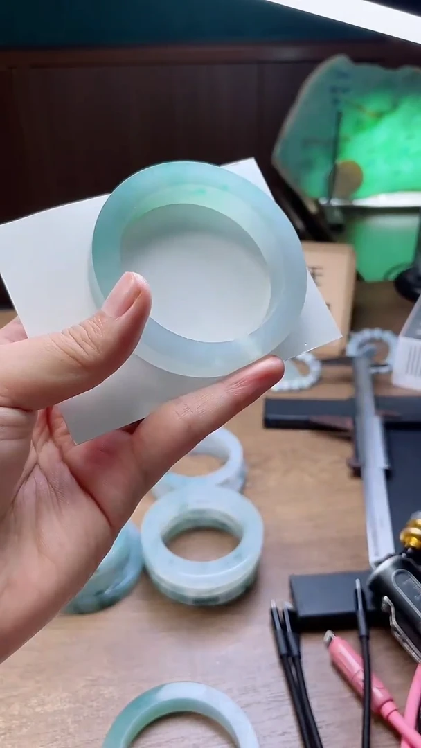 定制翡翠手镯未镶嵌米*定制