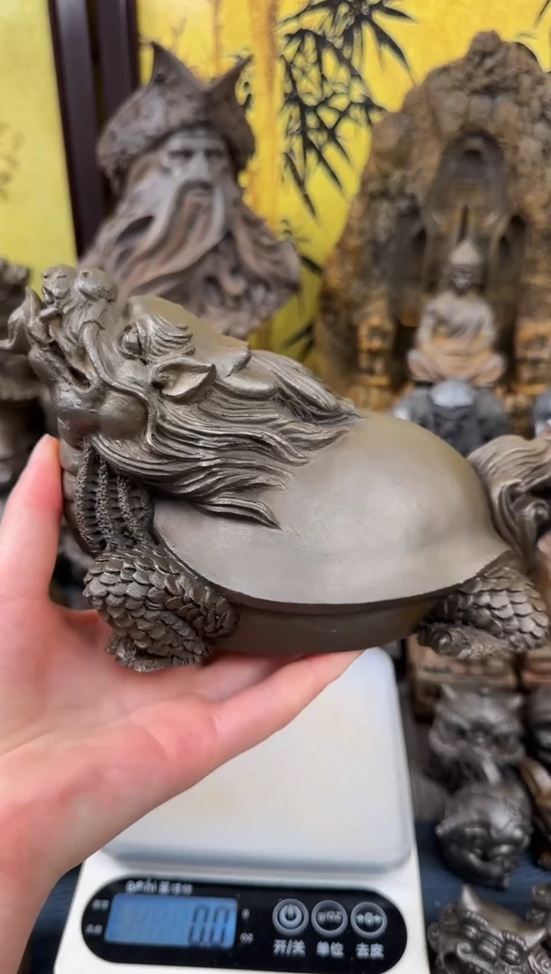 铁精致潮玩摆件龙龟