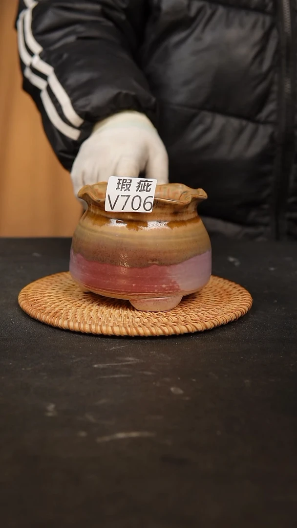 【闪购商品】瓷片景德镇泥泥陶瓷多肉花盆