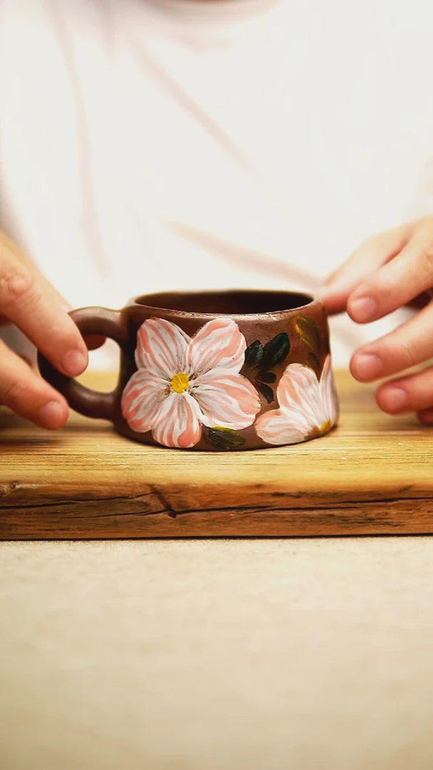 @@陶园瓷舍@@纯手工手绘@高温釉下彩