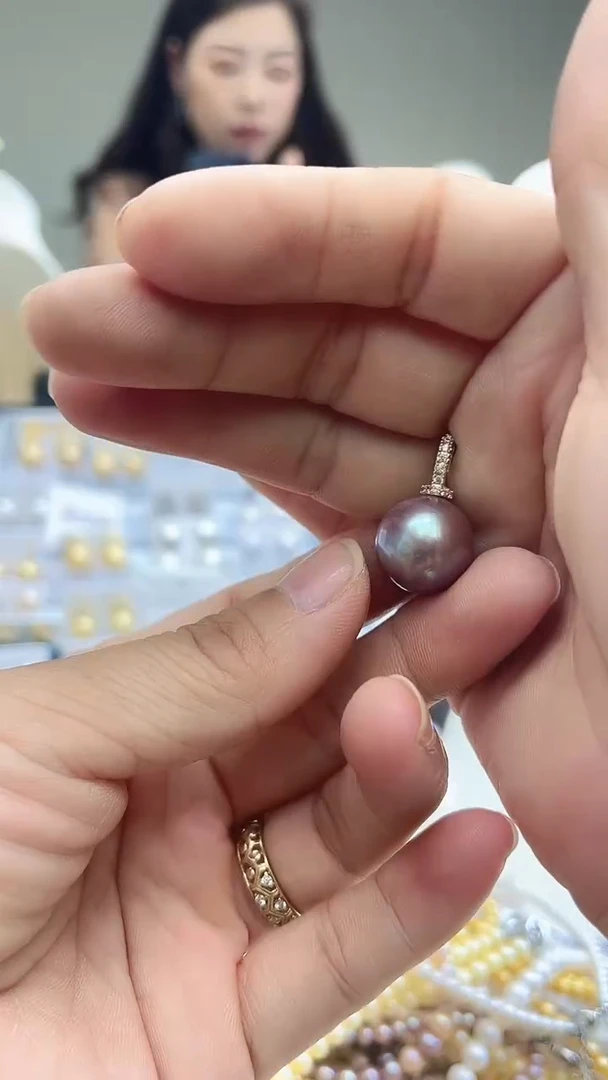 吊坠(不含链)未镶嵌淡水珍珠紫色系