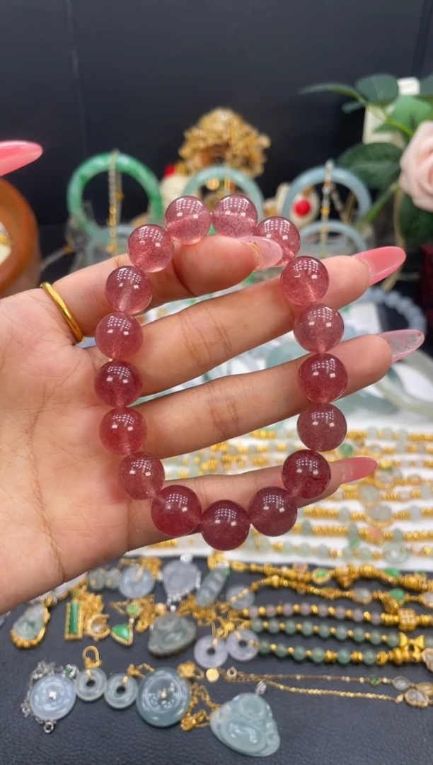 未镶嵌翡翠手链对****对手串