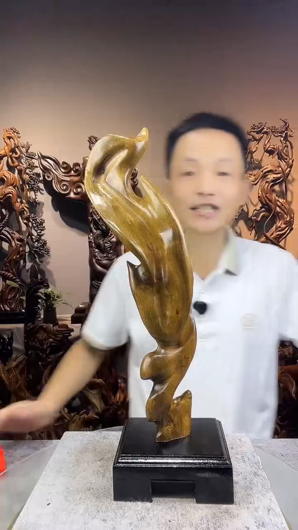 金丝楠早****梦小叶桢楠随行摆件7