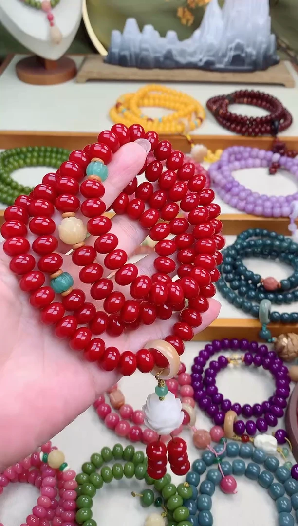 白玉菩提手串红菩提
