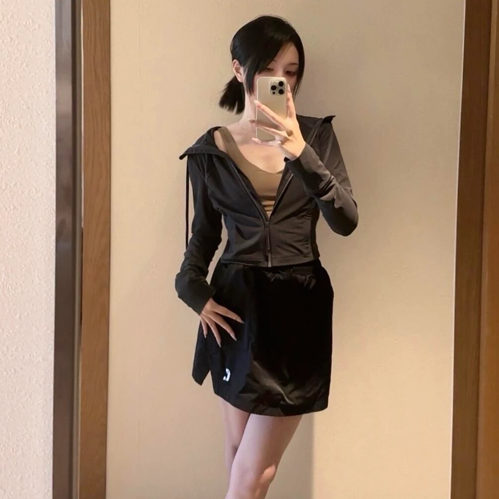 【Lulu Epoch】DF女士网面短款连帽夹克.XAPCSH
