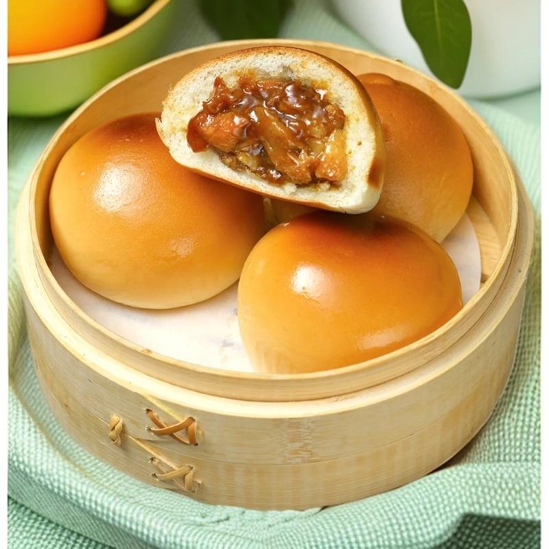 【茶楼同款】叉烧餐包广式蜜汁叉烧包子茶楼早茶半成品早餐速食包邮