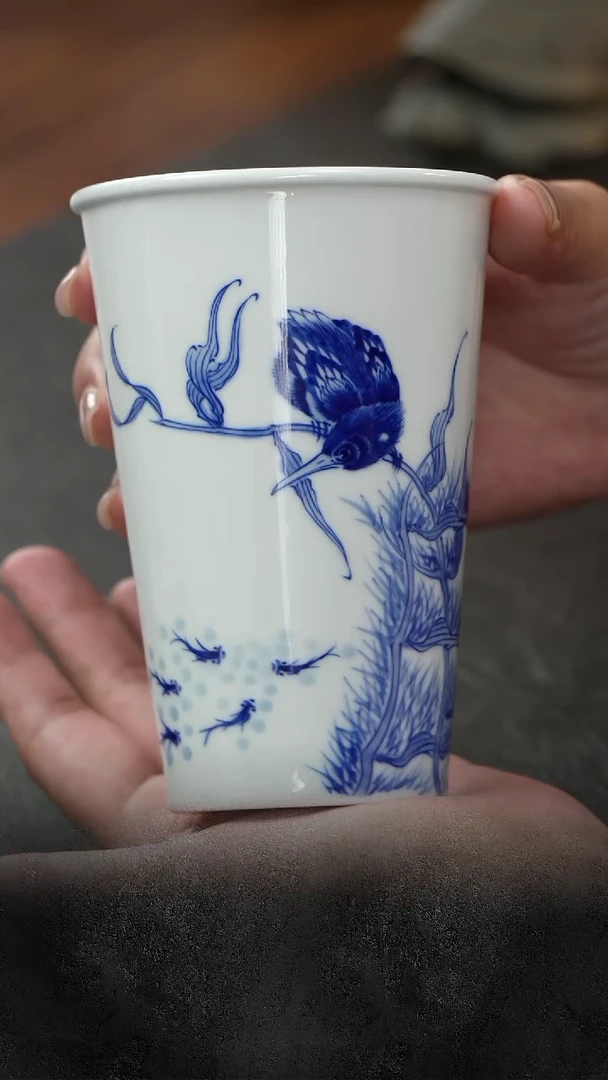 杯子三更有梦|红丰窑  单翠可乐杯