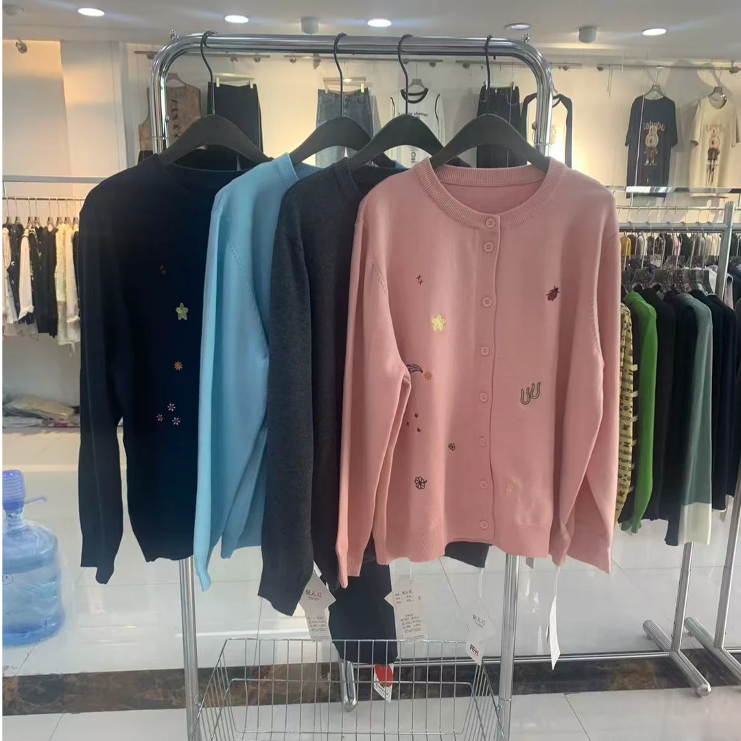 二姐家妃3811时尚百搭针织衫