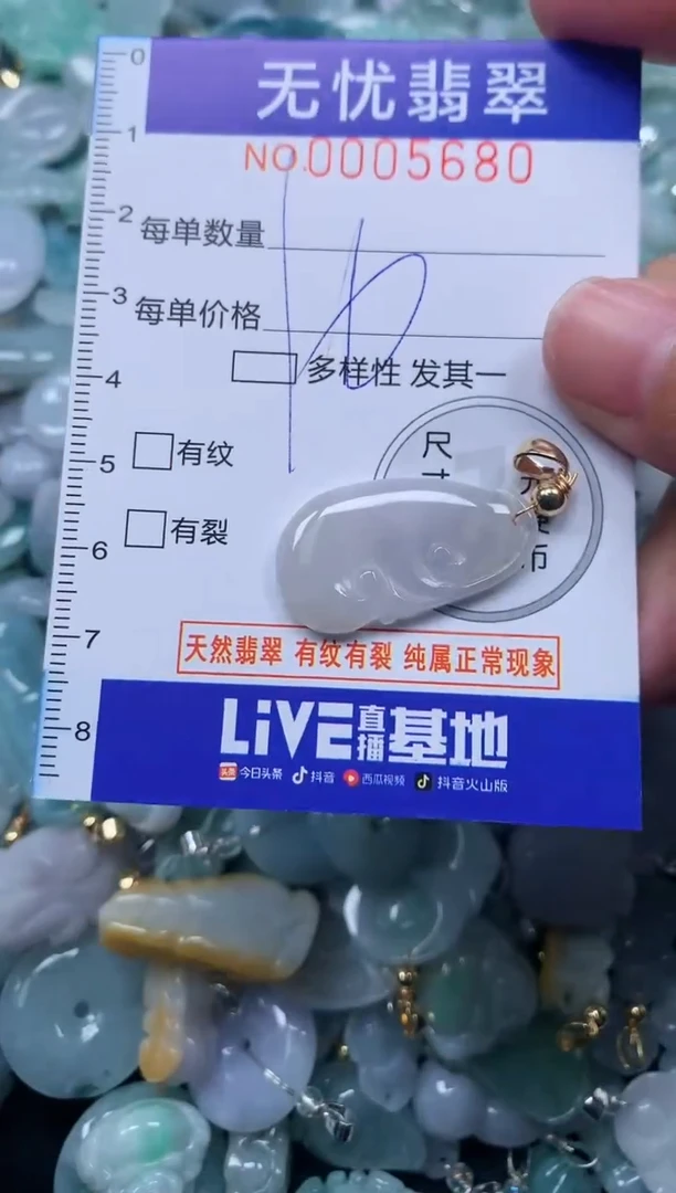 颈饰未镶嵌翡翠5680