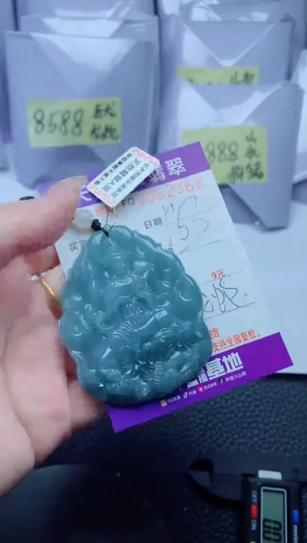 翡翠未镶嵌颈饰