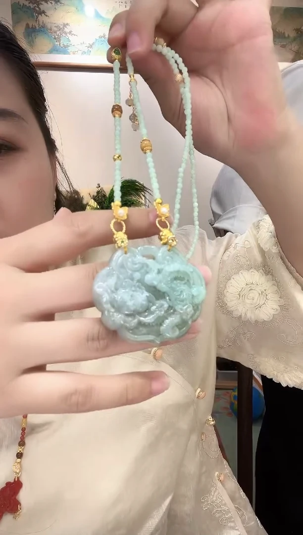 吊坠(赠链)合金翡翠国风
