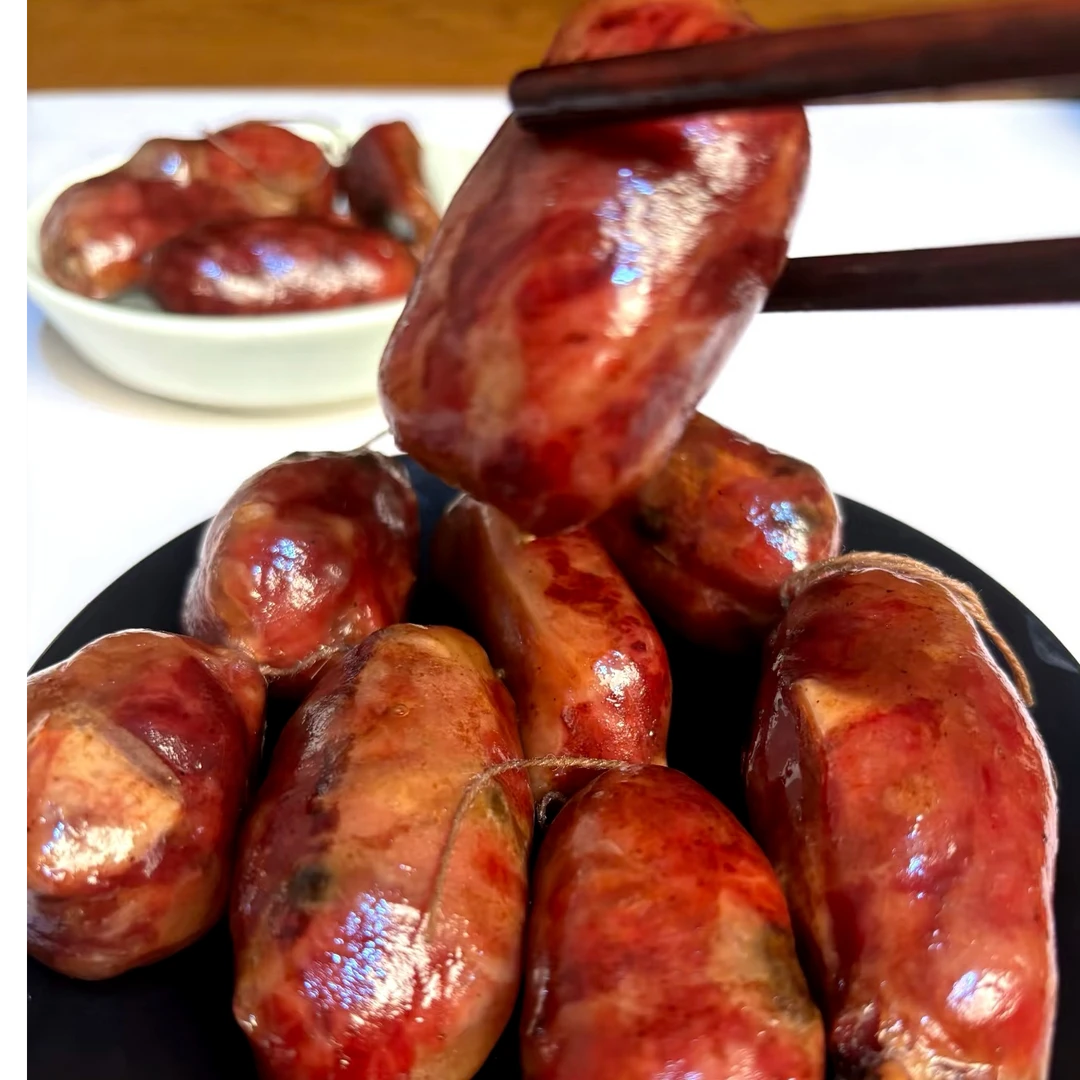 [新人抢一斤]腊排骨香肠四川农家手工自制烟熏麻辣五香传统工艺