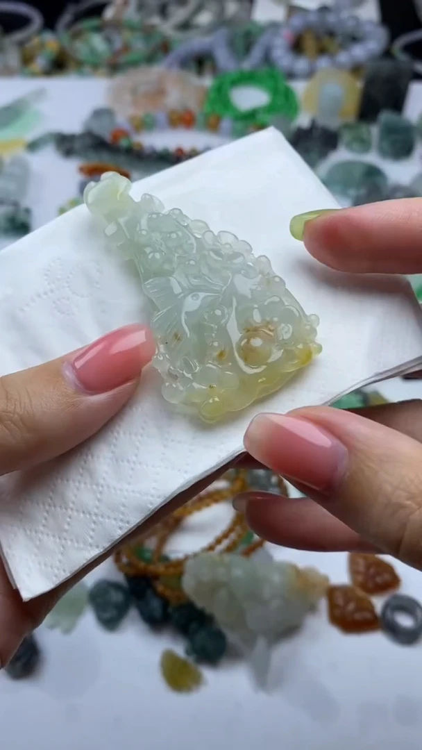 定制翡翠未镶嵌毛货定制不退不换