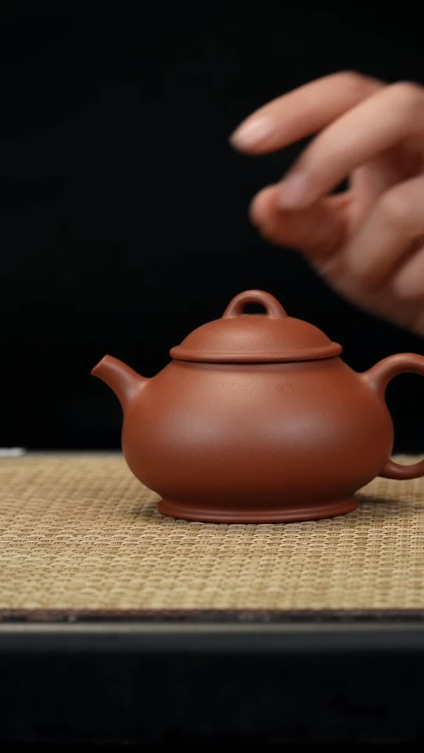 【闪购商品】紫砂茶壶红皮龙矮潘150