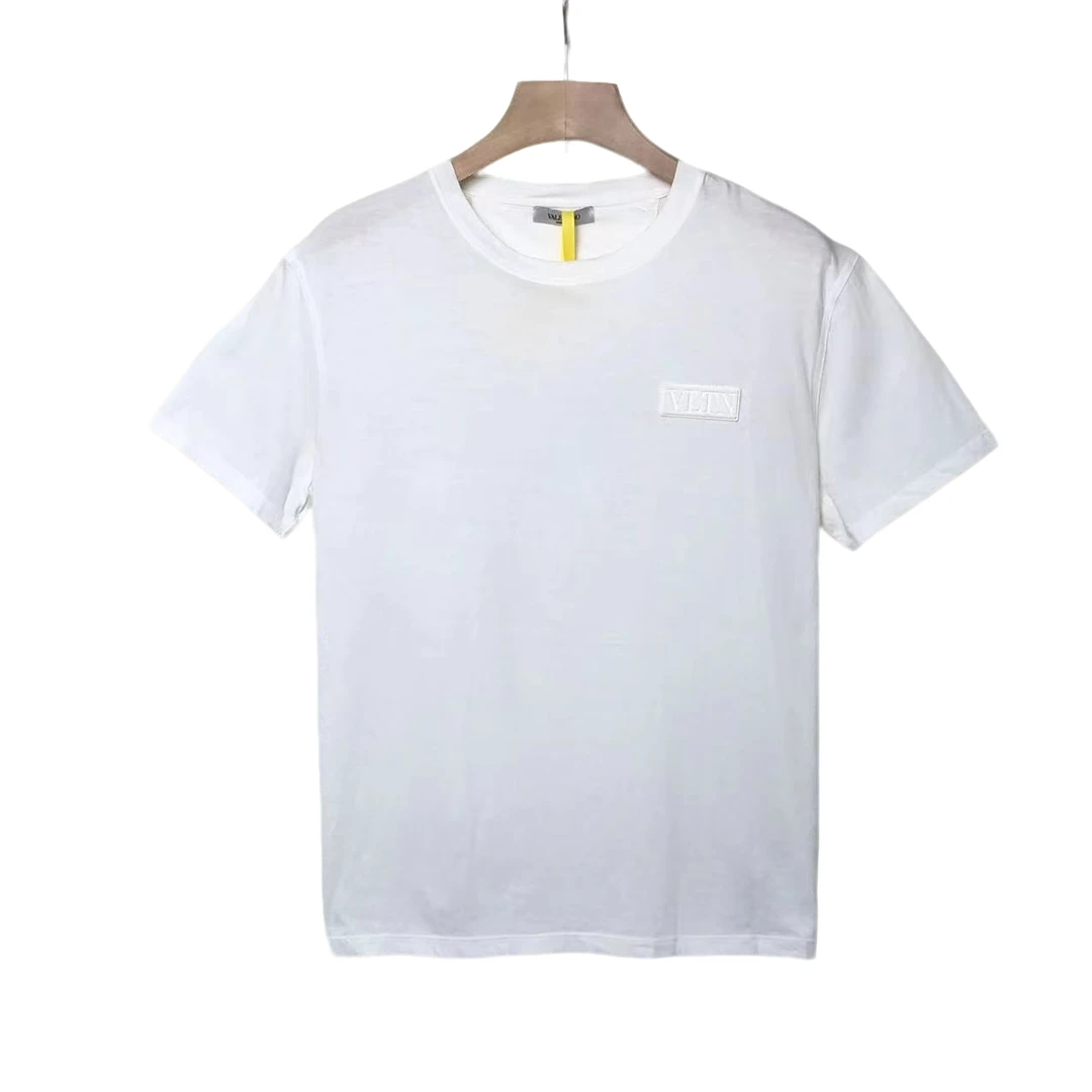 95新 Valentino/华伦天奴  百搭 皮标 短袖/m码/XG-Y17698