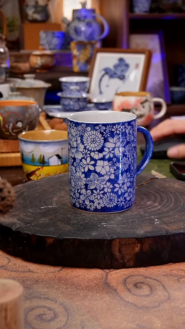 杯子万花手工手绘手工手绘