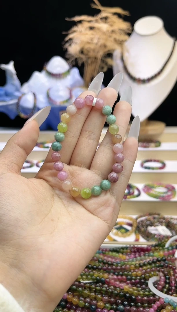 【闪购商品】碧玺/未镶嵌J7mm+碧玺单圈多样性发货