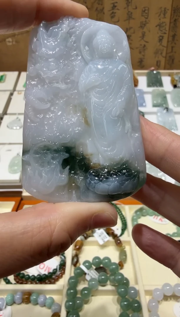 未镶嵌挂件翡翠A货翡翠多样性孤品